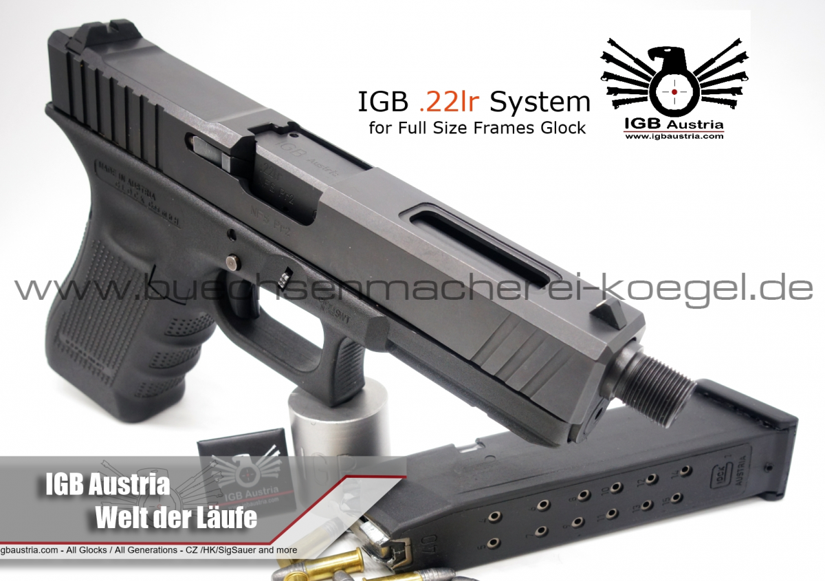 IGB Wechselsystem Glock 17/34 Gen 4, Kal. ,22LR HV, 780,00 €