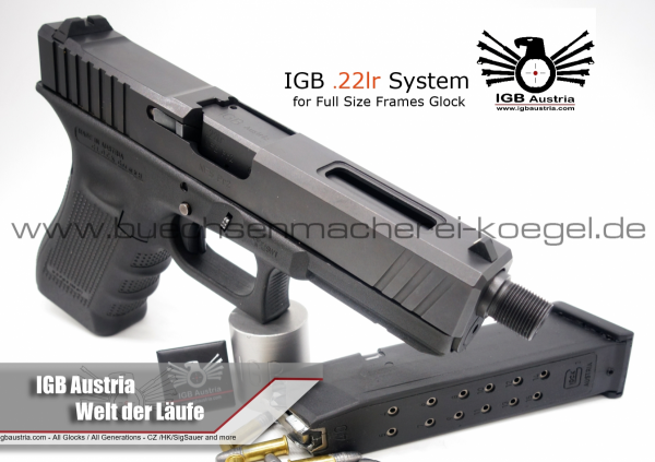 IGB Wechselsystem Glock 17/34 Gen 4, Kal. ,22LR HV